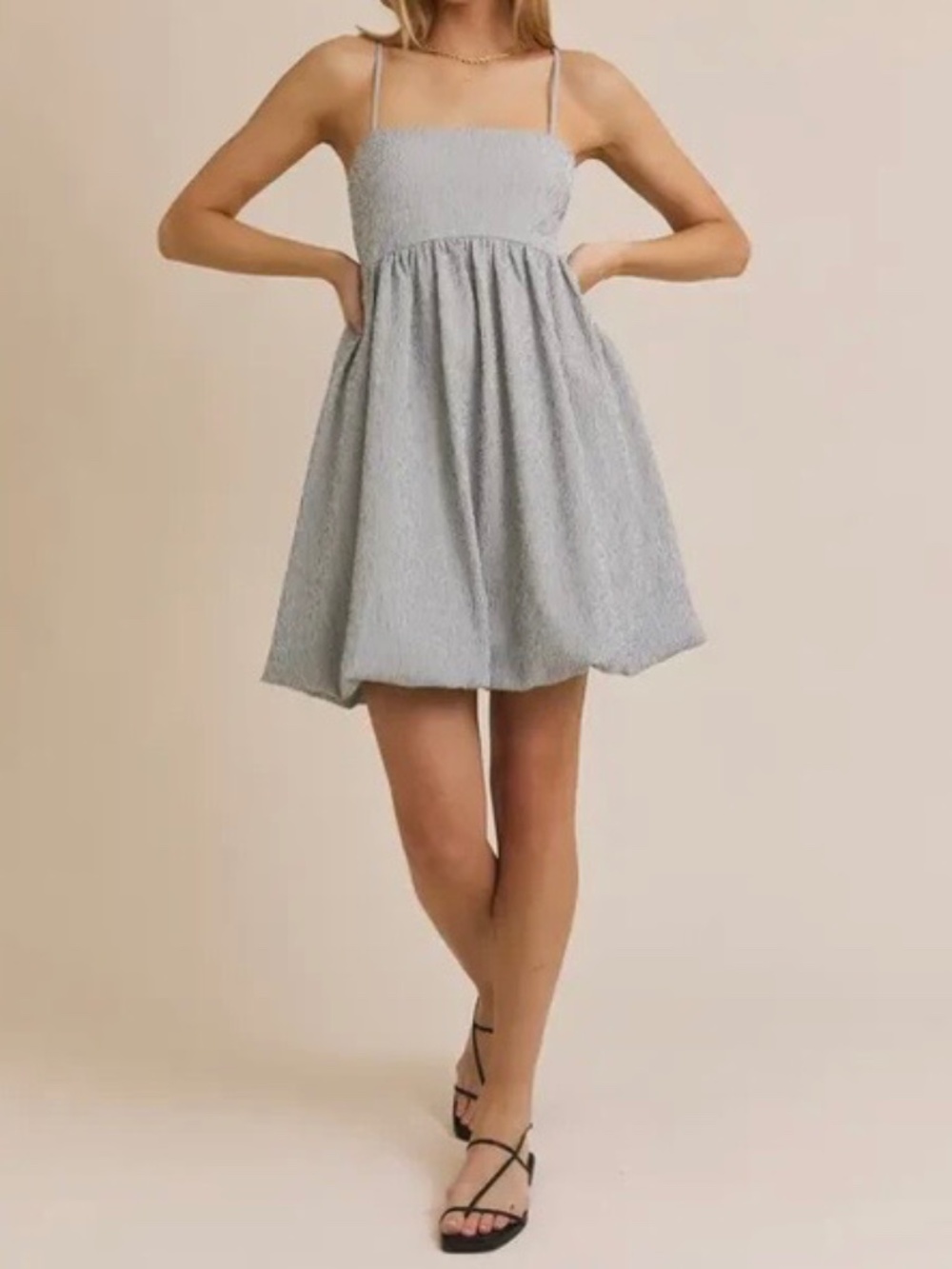 Gilli New York bubble hem mini dress. Worn once. Size M.